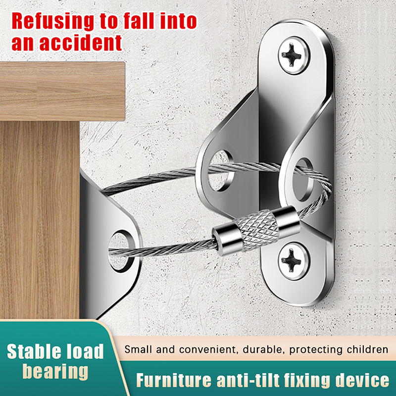 1 Juego de anclas para muebles - Earthquake Anchor Strap reseña y precio