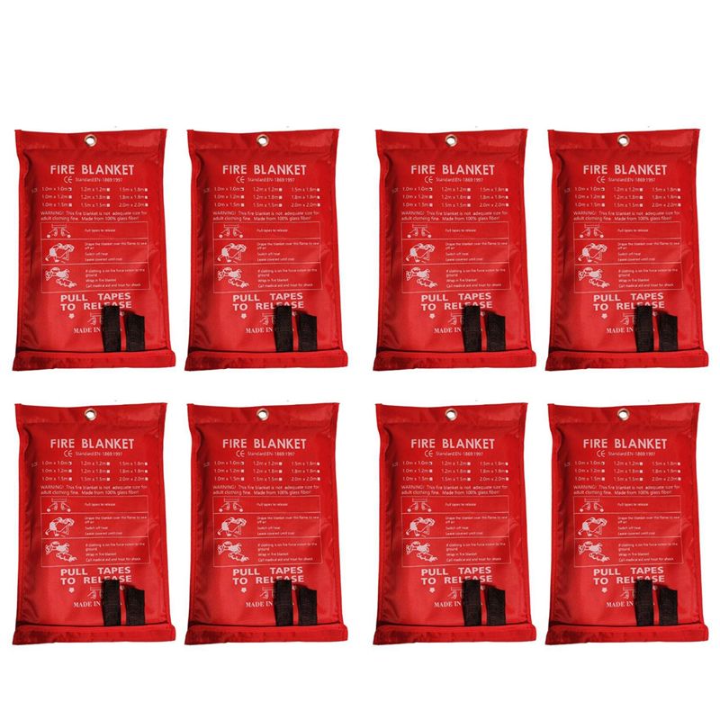 B48B-8PCS Manta ignífuga de em - Fire Blanket Kitchen reseña y precio